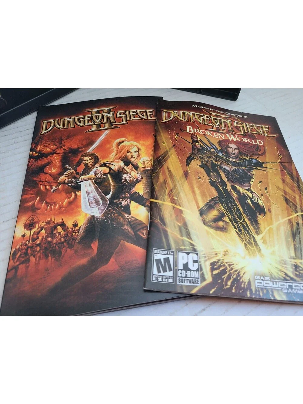 RPG Dungeon Siege II 2005 PC Action Game Mature 17+ 5 Discs & Booklets GUC
